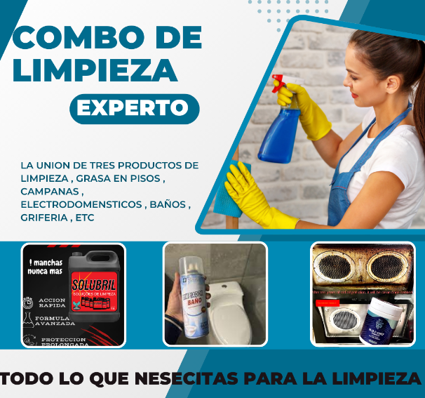 COMBO LIMPIEZA , 3 PODEROS PRODUCTOS